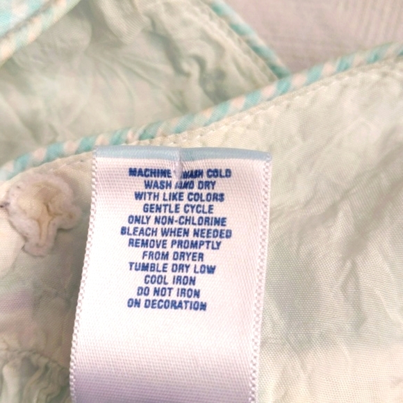 vintage old navy aqua picnic gingham summer dress 18 months baby girl - Picture 5 of 7